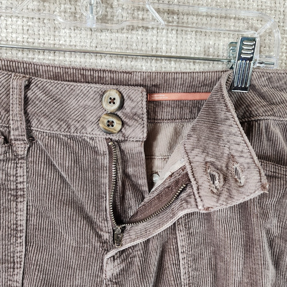 Pilcro The Wanderer Corduroy Pants Womens 28 Mauve Brown Rustic Boho - Picture 11 of 15